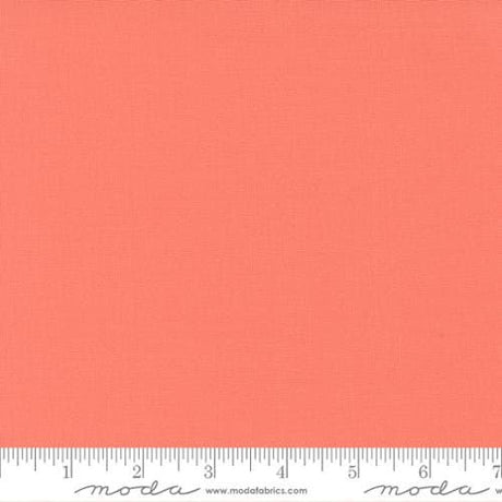 Bella Solids Coral Yardage by Moda Fabrics 9900-147