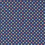 Sunwashed Pomegranate Polka Yardage Midnight 29166-21 by Moda Fabrics Sold in 1/2 yard increments cut continuously