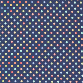 Sunwashed Pomegranate Polka Yardage Midnight 29166-21 by Moda Fabrics Sold in 1/2 yard increments cut continuously