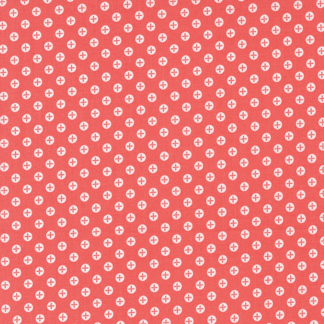 Sunwashed Pomegranate Polka Yardage Nectar 29166-39 by Moda Fabrics Sold in 1/2 yard increments cut continuously