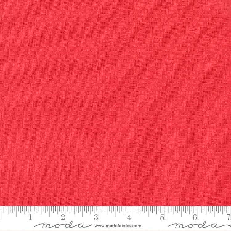 Moda Bella Solids Yardage Geranium - 9900-258 By Moda