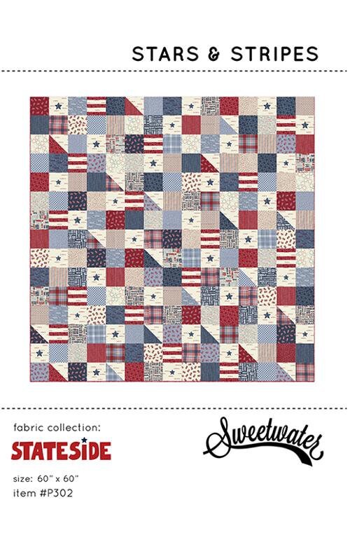 Stateside Fireworks in Sky 55618-12 yardage by Sweetwater by Moda Fabrics