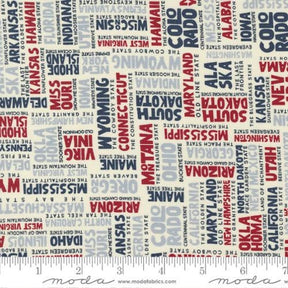 Stateside States in Americana 55610-31 yardage by Sweetwater by Moda Fabrics