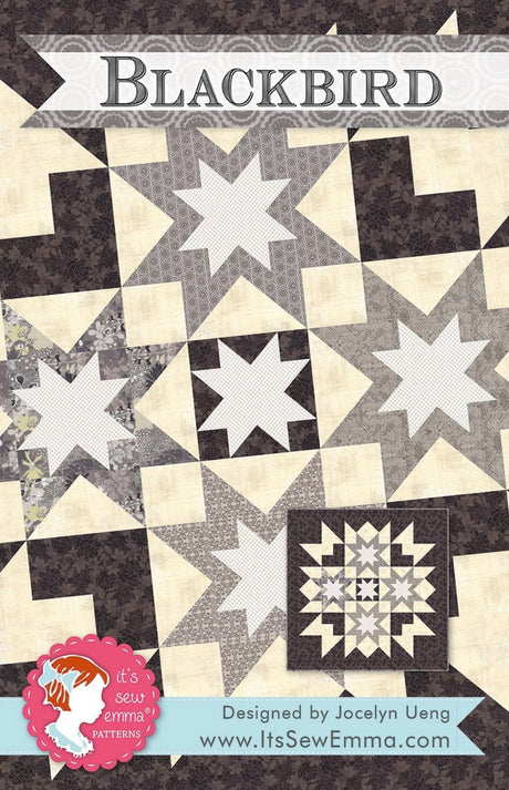 Blackbird Quilt Pattern # ISE-220 by It's Sew Emma Finished size: 70.5" x 70.5"