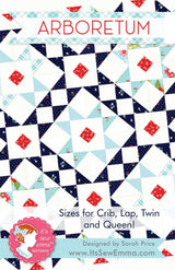 Arboretum Printed Quilt Pattern By It's Sew Emma #ISE-211 by It's Sew Emma 4 sizes available