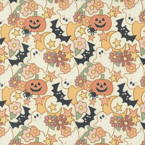 Owl O Ween Spooky Cuties in Ghost 31191 11 by Urban Chicks Sold in 1/2 yard Increments