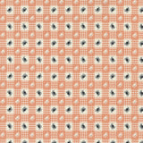Owl O Ween Spider Gingham in Pink Spell 31194 16 by Urban Chicks Sold in 1/2 yard Increments