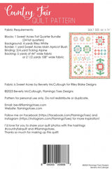 Country Fair Quilt Pattern by Beverly McCullough FT-8887 66" x 74"