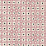 Owl O Ween Spider Gingham in Pink Spell 31194 16 by Urban Chicks Sold in 1/2 yard Increments