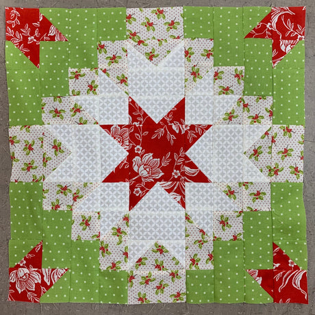 Etoile Quilt Pattern by Patchwork and Poodle, Elaine Bergman Multiple sizes