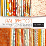 Lazy Afternoon Stitching in Bronze by Zen Chic 1786 26 for Moda Fabrics