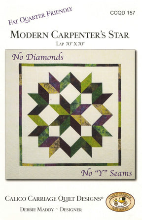 Modern Carpenters No Diamonds CCQD157 From Calico Carriage By Debbie Maddy