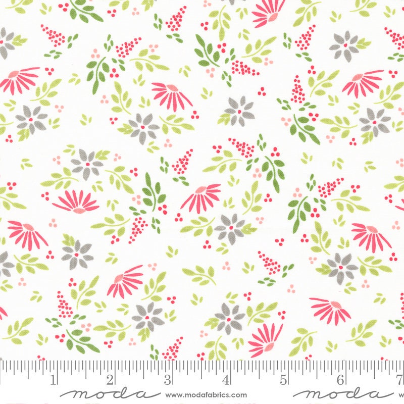 Favorite Things Snowflakes in Chartreuse 37655 25 by Sherri and Chelsi sold in 1/2 yard increments