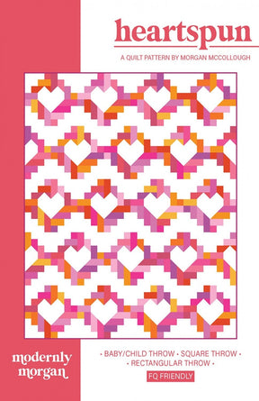 Heartspun # MM-020 From Modernly Morgan By Morgan McCollough 3 sizes available