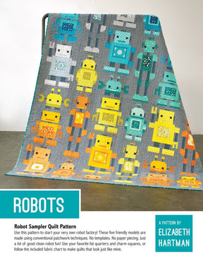 Robots! Quilt Pattern by Elizabeth Hartman EH066