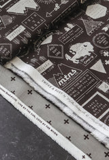 Smoke and Rust Mountain Speak Ash Yardage 5131-11 by Lella Boutique for Moda Fabrics sold in 1/2 yard increments