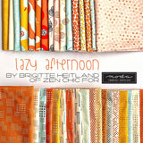 Lazy Afternoon Stitching in Bronze by Zen Chic 1786 26 for Moda Fabrics