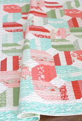 Jellybeans Printed Quilt Pattern #tb 276 by Thimble Blossoms - Paper Pattern Only - 60" x 76” quilt size jelly roll friendly