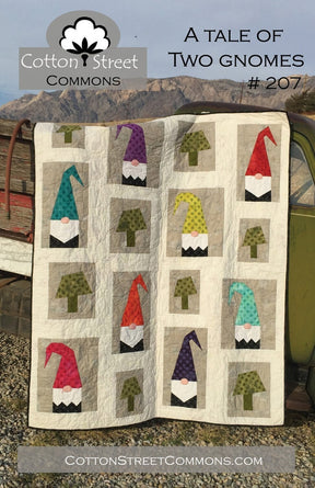 Tale of Two Gnomes by Cotton Street Commons CSC207 , Paper pattern ONLY