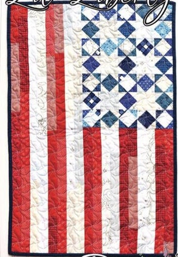 Lil' Liberty Paper Mini Quilt Pattern by Running Doe for Villa Rosa Designs 18" x 28"