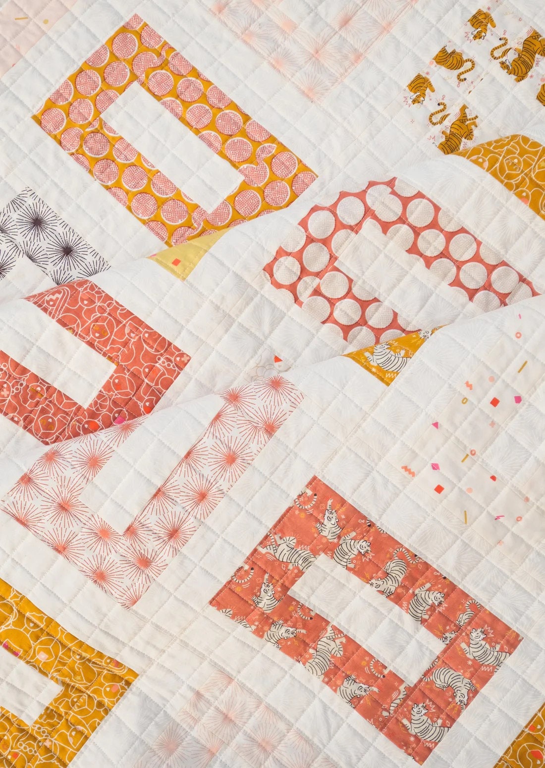 The Orla Quilt Paper Pattern KTQ163 by Kitchen Table Quilting (baby, lap twin, queen and king)