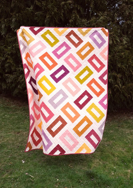 The Orla Quilt Paper Pattern KTQ163 by Kitchen Table Quilting (baby, lap twin, queen and king)