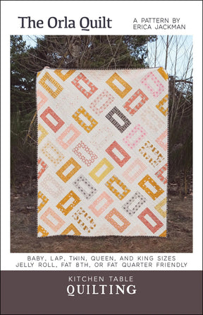 The Orla Quilt Paper Pattern KTQ163 by Kitchen Table Quilting (baby, lap twin, queen and king)