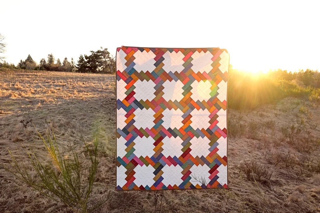 The Phoebe Quilt Pattern KTQ164 by Kitchen Table Quilting (baby, lap, twin and king sizes)