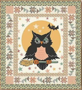 Owl Be Seeing You Printed Quilt Pattern DSJ 2150 by Sarah Jane 62" x 68"