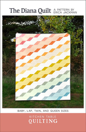 The Diana Quilt Paper Pattern KTQ152 by Kitchen Table Quilting (baby, lap and twin sizes queen)