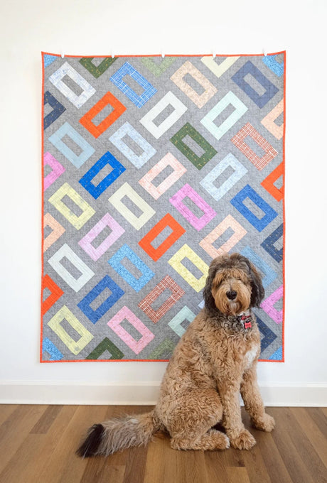 The Orla Quilt Paper Pattern KTQ163 by Kitchen Table Quilting (baby, lap twin, queen and king)