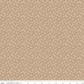 Home Town Tea Dye Bodell Yardage C13594-TeaDye by Lori Holt for Riley Blake Designs Sold in 1/4 yard increments cut contiguously