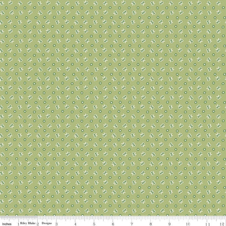 Home Town Lettuce Hardman Yardage C13587-Lettuce by Lori Holt for Riley Blake Designs Sold in 1/4 yard increments cut contiguously