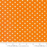 Sweet Melodies Polka Dots Orange 21818-13 by American Jane sold in 1/2 yard increments cut contiguously
