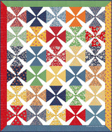 Sweet Melodies Polka Dots Orange 21818-13 by American Jane sold in 1/2 yard increments cut contiguously