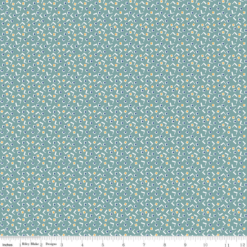 Home Town Heirloom Cottage Mangum Yardage C13592-Heircottage by Lori Holt for Riley Blake Designs 1/4 yard increments cut contiguously