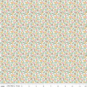 Home Town Leaf Forman Yardage C13589-Leaf by Lori Holt for Riley Blake Designs Sold in 1/4 yard increments cut contiguously