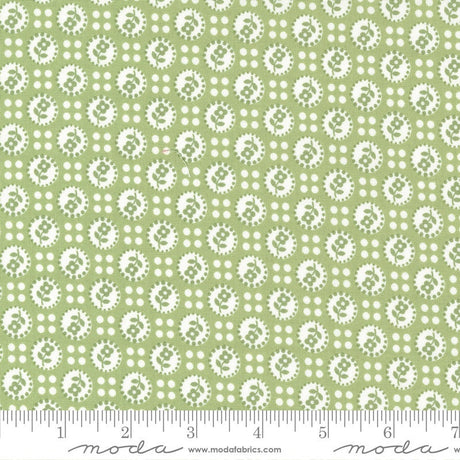 Lighthearted Sweet Green 55292 19 Sold by 1/2 yard increments cut contiguously