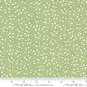 Lighthearted Ribbon Green 55293 19 Yardage Sold by 1/2 yard increments cut contiguously