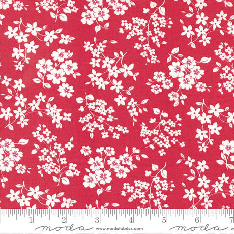 Lighthearted Gather Red 55294 12 Sold by 1/2 yard increments cut contiguously