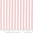 Lighthearted Stripe Cream Red 55296 11 Sold by 1/2 yard increments cut contiguously