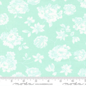 Lighthearted Garden Aqua 55291 23 Sold by 1/2 yard increments cut contiguously