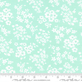 Lighthearted Gather Aqua 55294 13 Sold by 1/2 yard increments cut contiguously