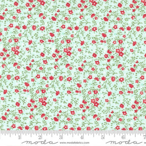 Lighthearted Meadow Light Aqua 55297 14 Sold by 1/2 yard increments cut contiguously