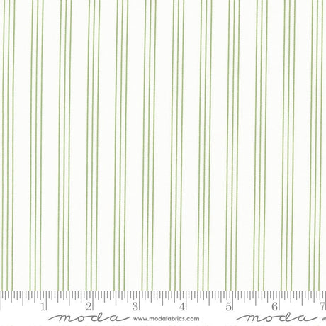 Lighthearted Stripe Cream Green 55296 22 Sold by 1/2 yard increments cut contiguously