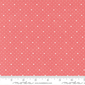 Lighthearted Heart Dot Pink 55298 15 Sold by 1/2 yard increments cut contiguously