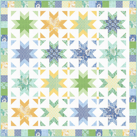 Sunflowers in My Heart Fleur Pond Yardage 27325-13 by Kate Spain Sold in 1/2 yard increments cut continuously.