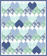 Sunflowers in My Heart Coeur Cloud White Yardage 27322-31 by Kate Spain Sold in 1/2 Yard Increments
