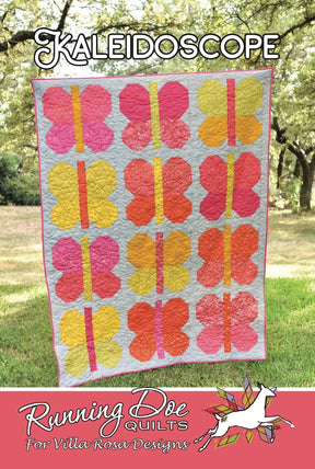 Kaleidoscope Quilt pattern by Running Doe Quilts From Villa Rosa Designs 56" x 74" finished Printed Pattern Only