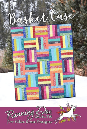 Basket Case Pattern Card for Villa Rosa Designs finished size 50"x60"